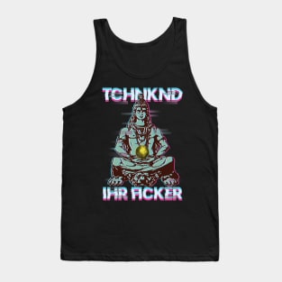 Buddha Tshirt Acid Techno Tank Top